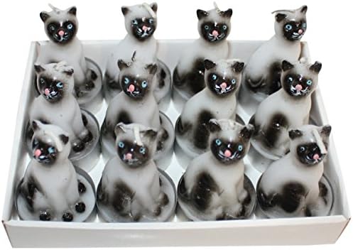 Premium Long-Burning Cat-Shaped Tea Light Candles
