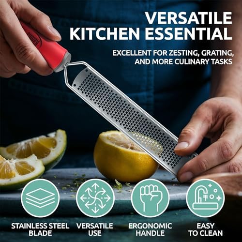 Premium Lemon Zester Parmesan Cheese Grater