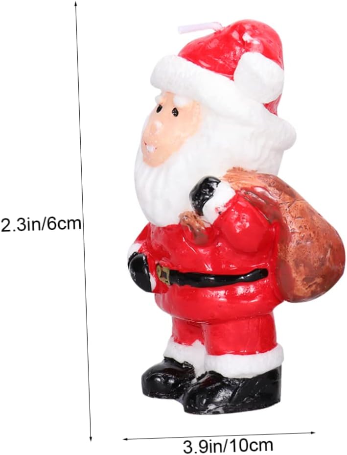 STOBAZA Santa Claus persuade Candles Set with 2