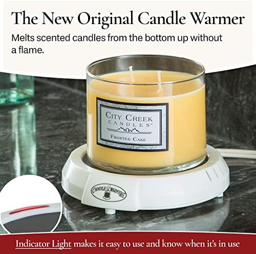 Original Candle Warmer Electric Plug-In Plate for Jar Candles White