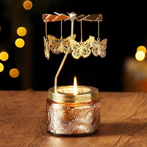 Unique Butterfly Scented Candle Holder Set