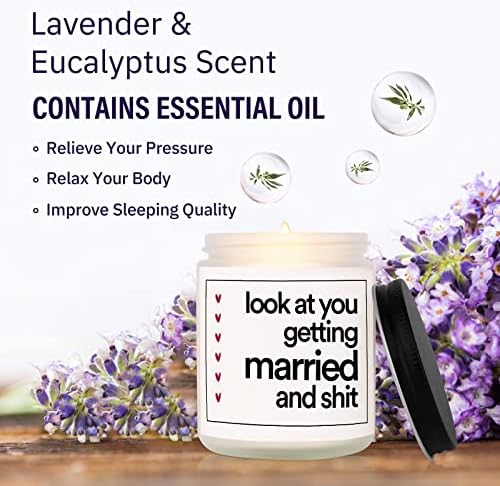 Funny Lavender Candle for Weddings