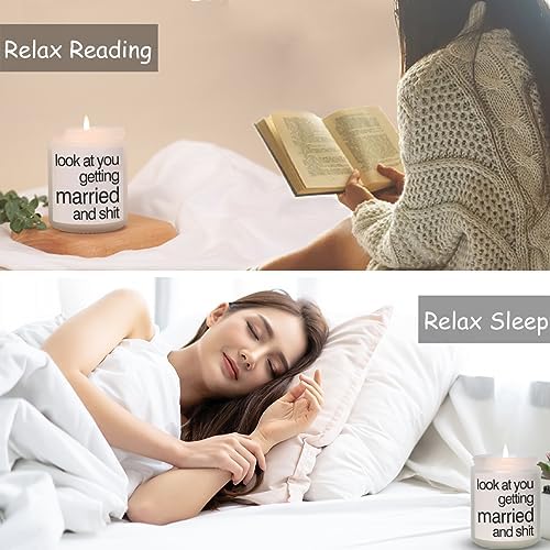 Personalized 2025 Bridal Collection Candle Lavender Scent Stress Relief Gift