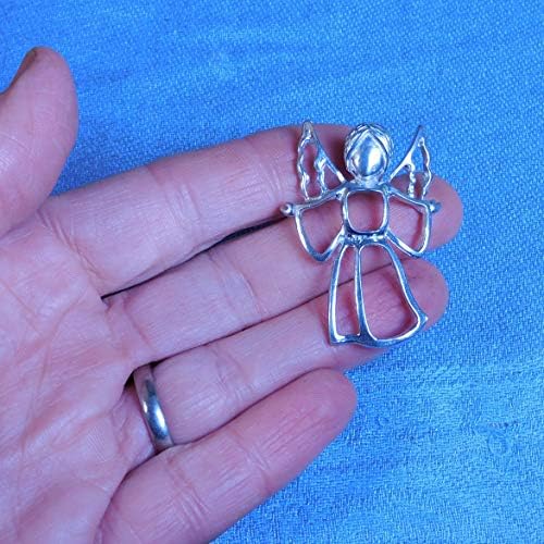Fine Pewter Angel Candle Pin Set