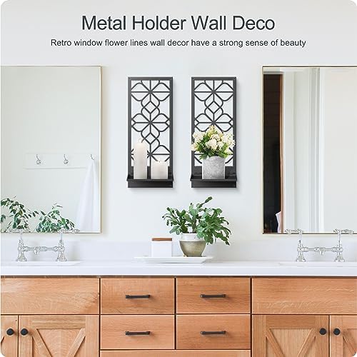Black Metal Retro Wall Art Set