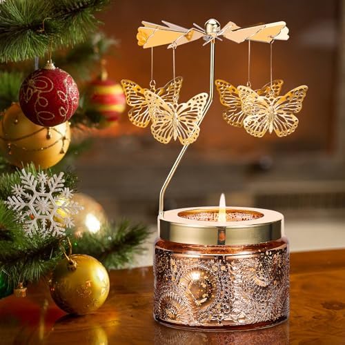 Unique Butterfly Scented Candle Holder Set