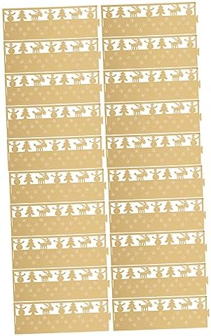 50 Pcs Christmas Snowflake Candle Party Decor on the Go
