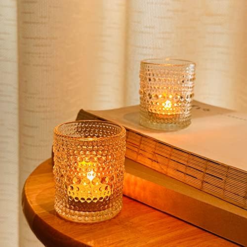 24 Posh Glass Candle Holders for Weddings Home Decorations