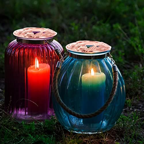 VOSAREA Windproof Durable Rose Gold Metal Candle Shade