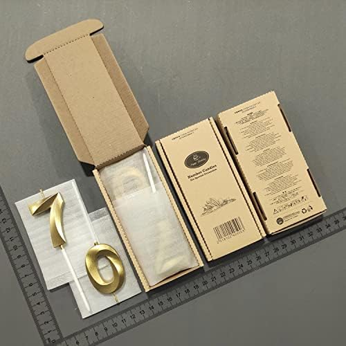 70th Birthday Candle Numbers for Cakes