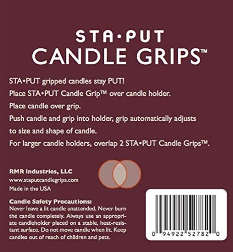 Sta-Put Candle Grips Perfect for Tapered Candles8-Piece Set