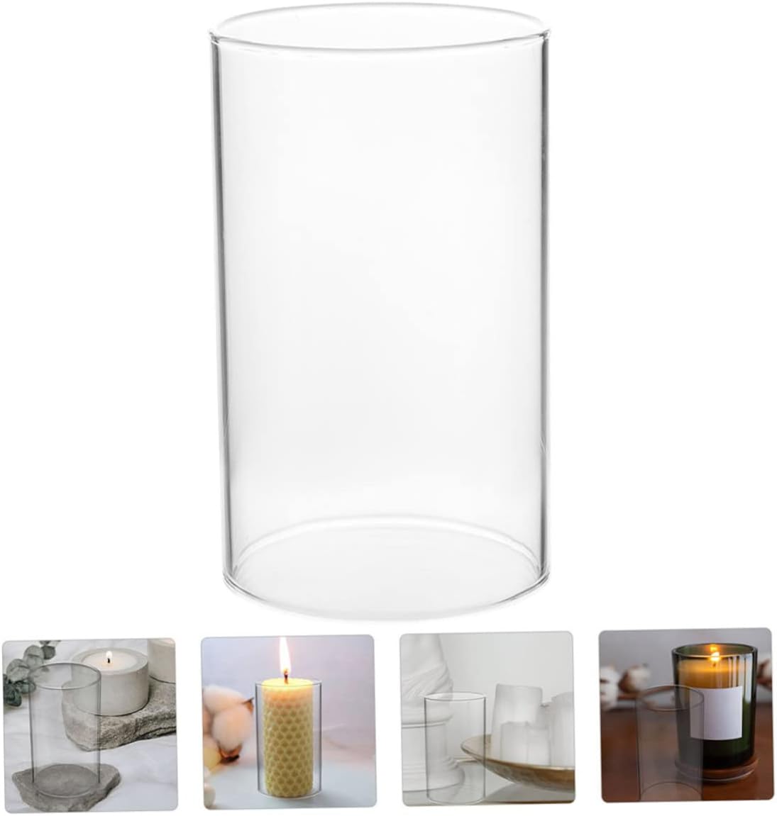 DECHOUS Glass Candle Holder