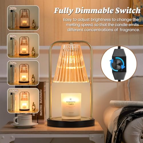 VerRon Candle Warmer Lamp with 2 Bulbs