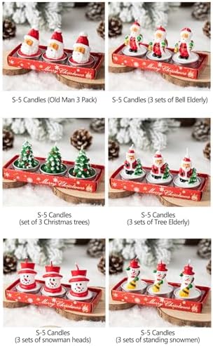 Mini Christmas Tea Lights - 3Pcs Set