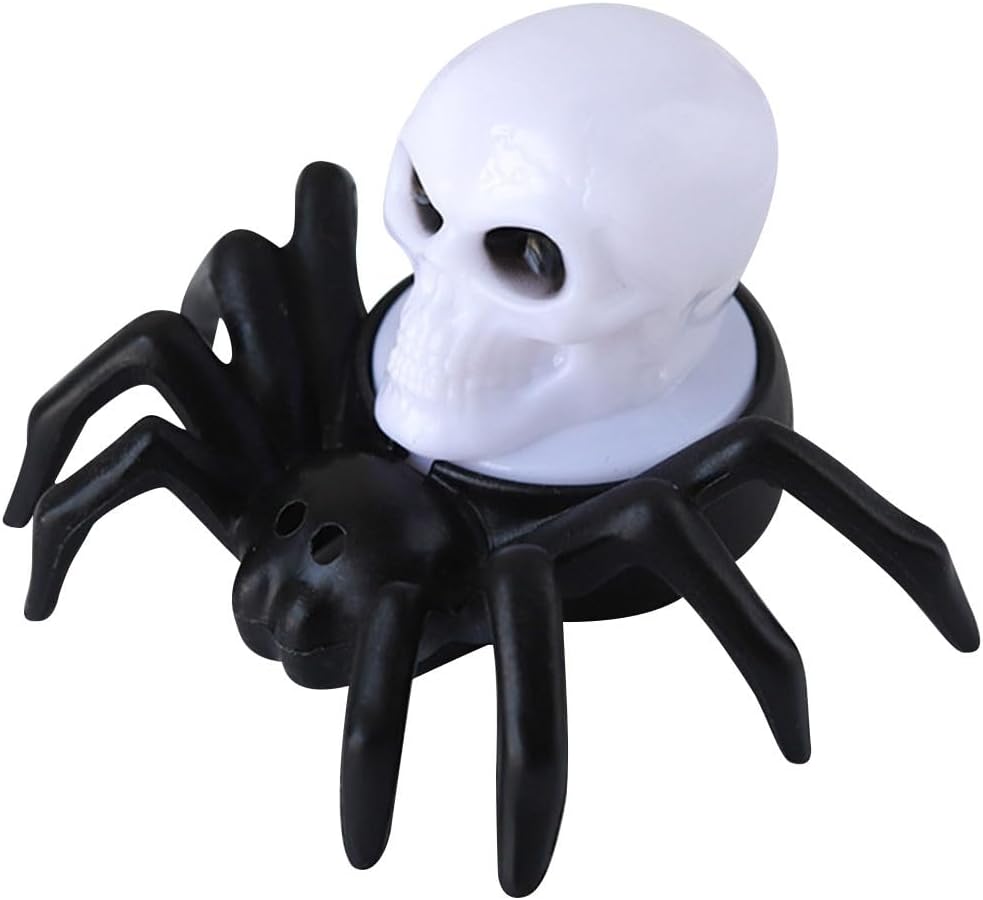 Arachnid Skeleton LED Candle for Halloween