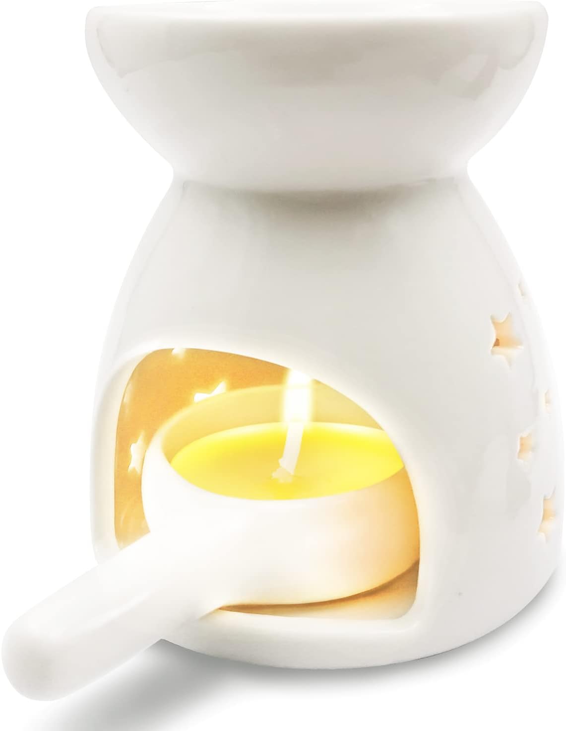 Vibrant Ceramic Tea Light Candle Holder