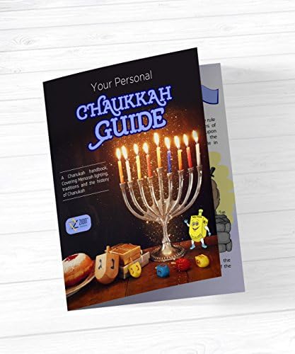 Last Minute Complete Hanukkah Kit - 9 Menorah with 44 Candles More