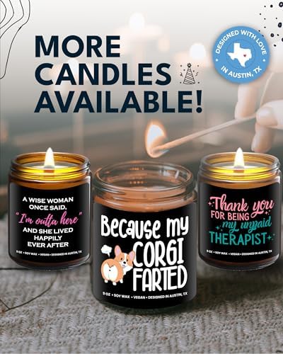 Funny Corgi Candle