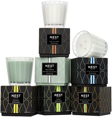 Luxury Glass Candle Linen Fragrance 212 oz 3-Wick