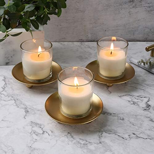 Sturdy Iron Candle Holder Set for Gold Layered Design