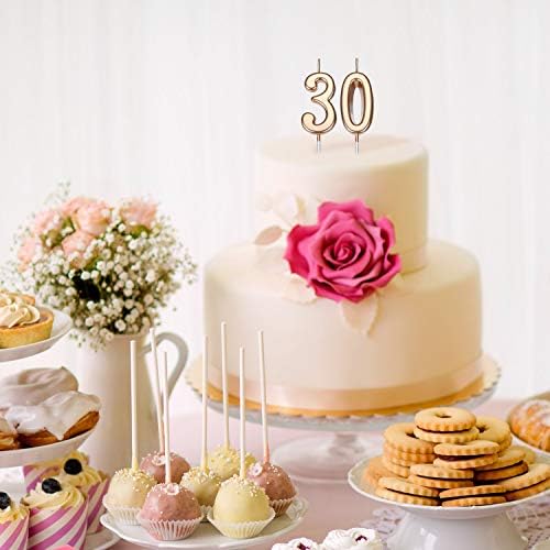 30th Birthday Candles Cake Topper Happy Birthday Candle 354 inches