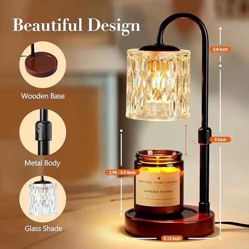 Briever Dimmable Candle Warmer Lamp