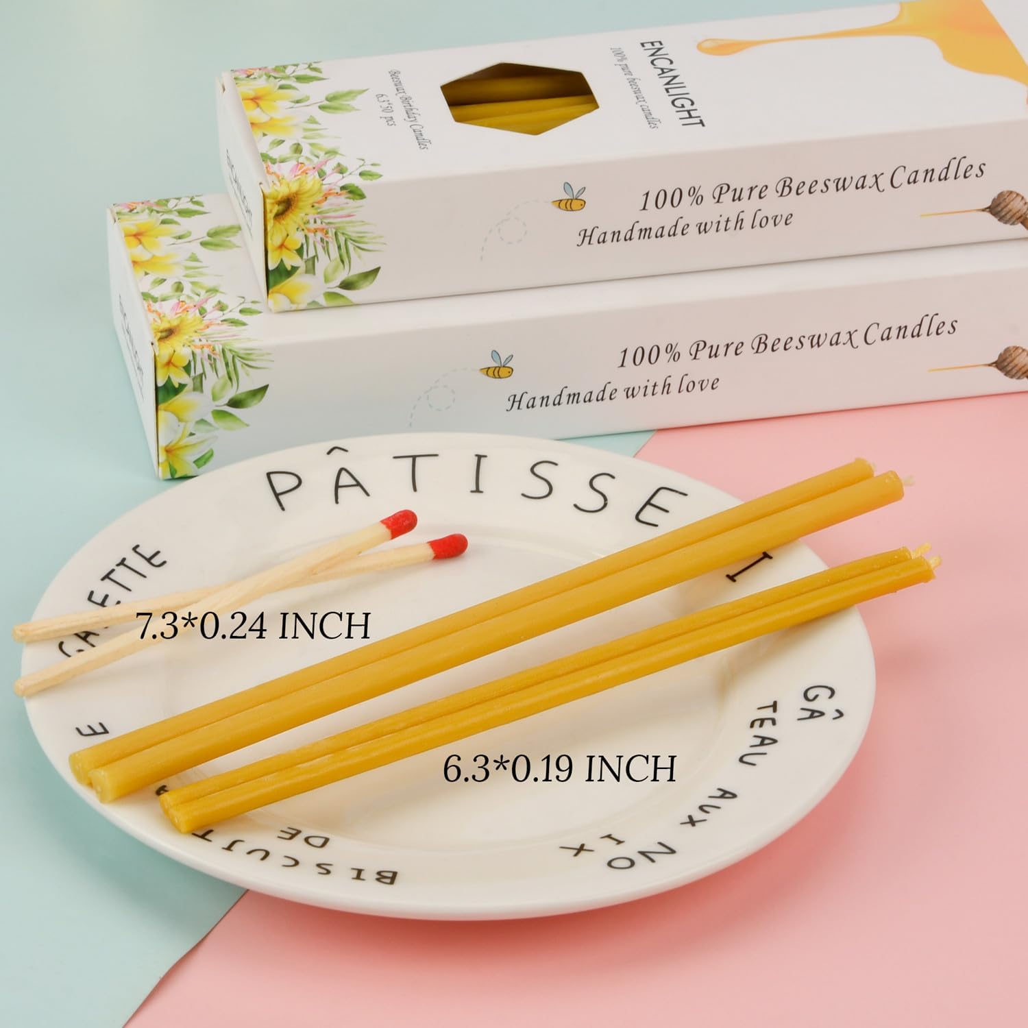 Express Pure Beeswax Candles 61 Inch