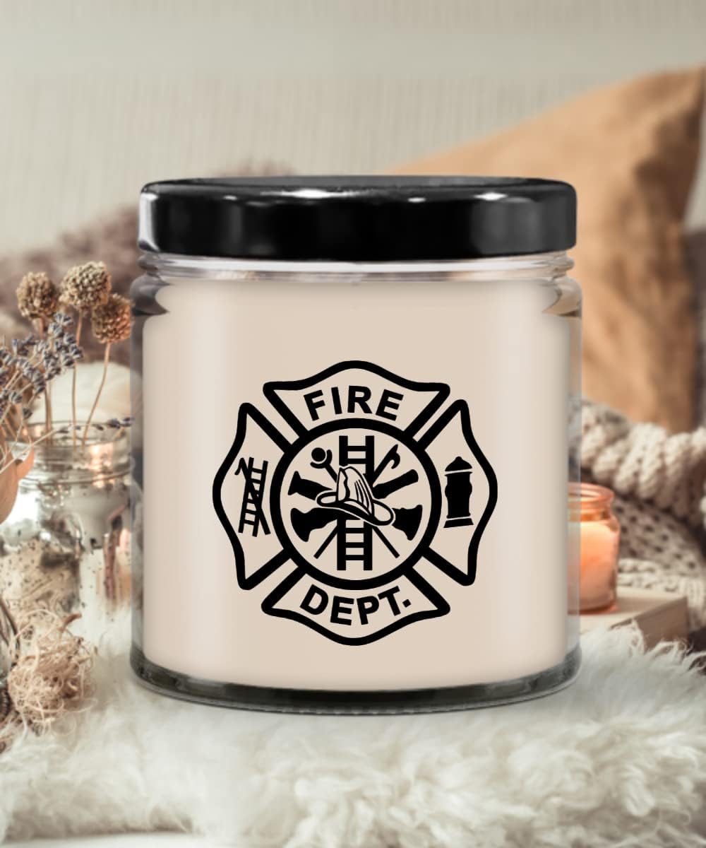 Game On Novelties Firefighter Maltese Cross Candle Novella