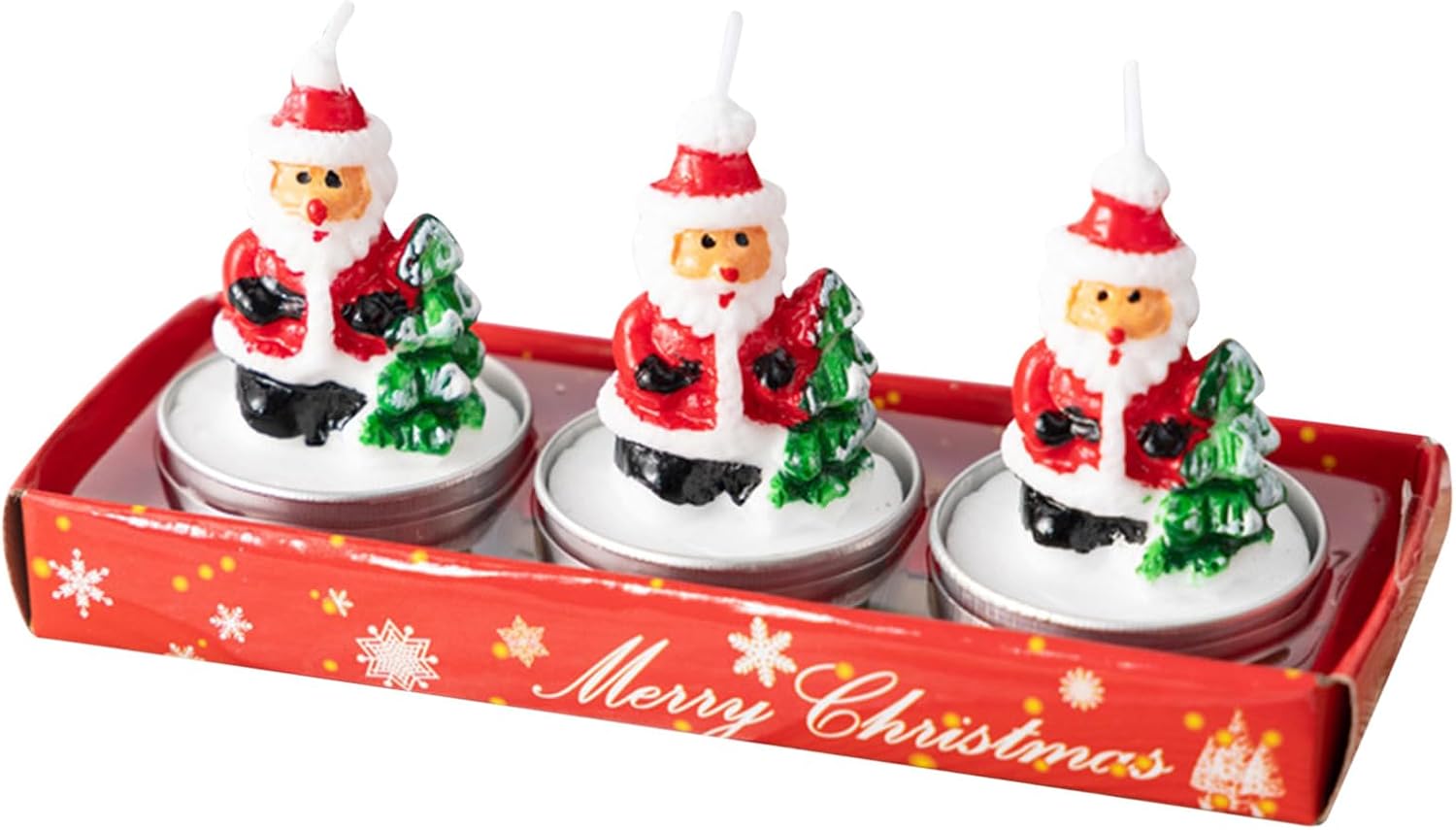 Mini Christmas Tea Lights - 3Pcs Set