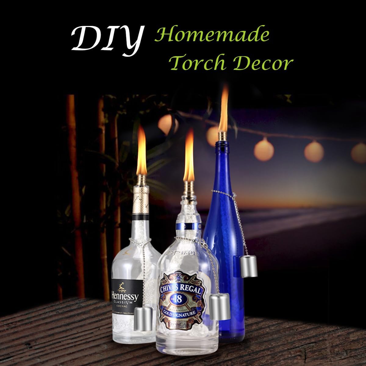 Outdoor Bottle Lights Kit 3-Piece Pack