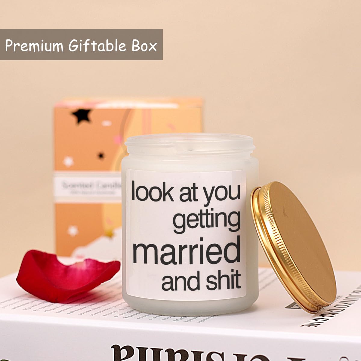Personalized 2025 Bridal Collection Candle Lavender Scent Stress Relief Gift