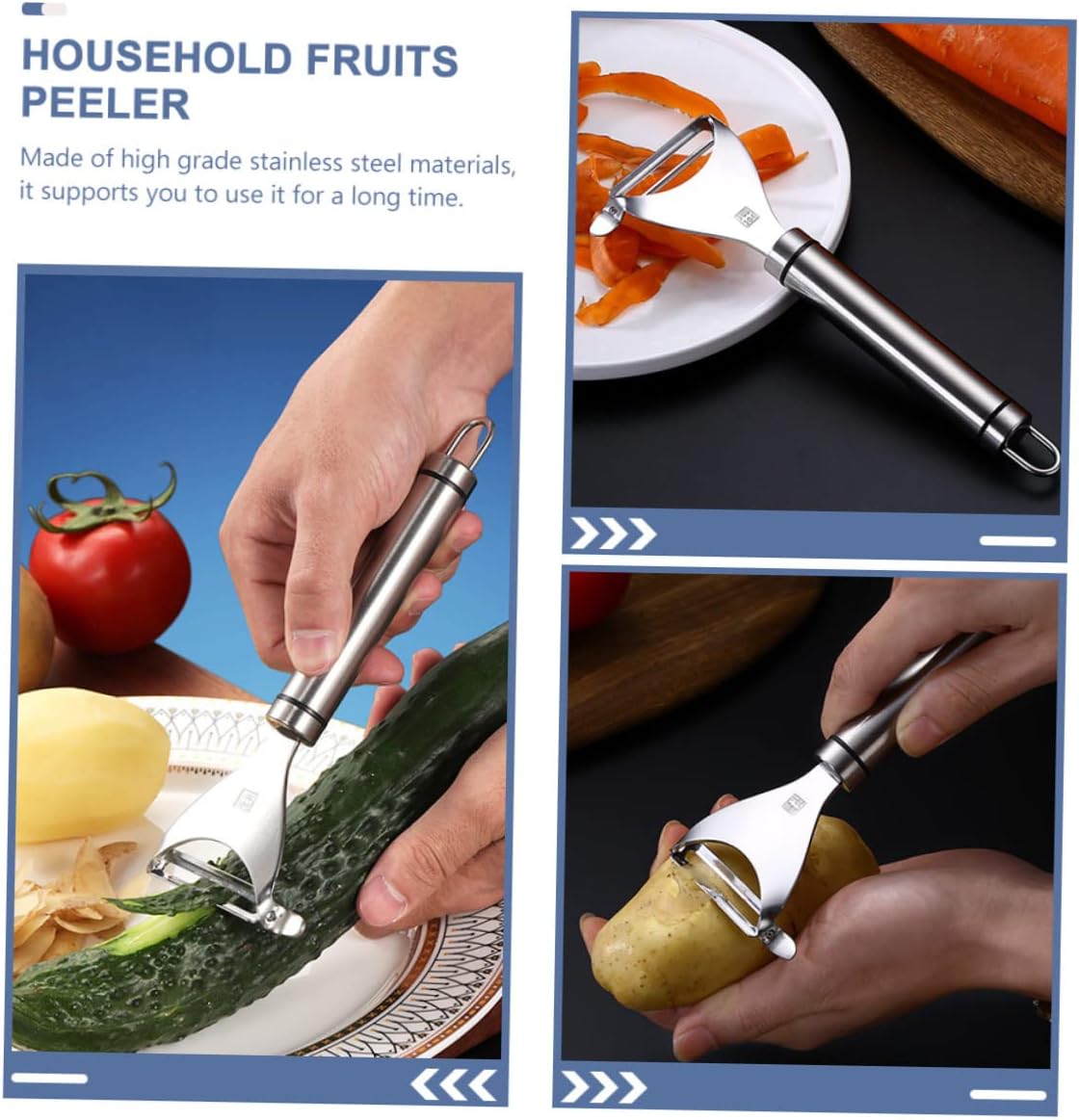 Stainless Steel Potato Peeler Fruit Organizer