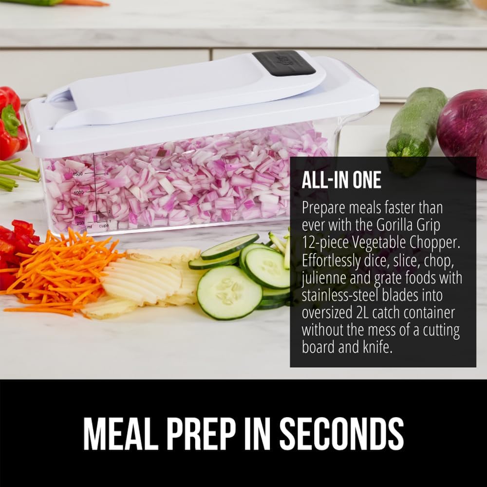Gorilla Grip 12-in-1 Vegetable Chopper