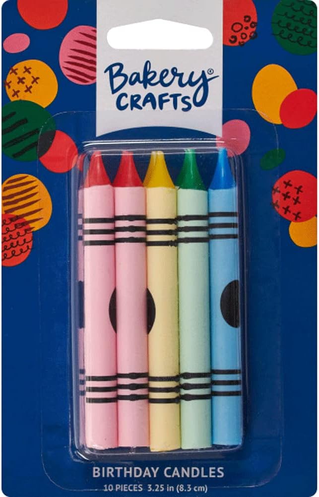Sparkle Color - 24 Party Crayon Candles