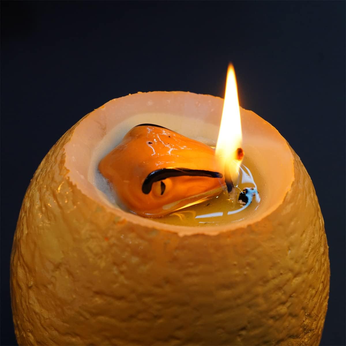 T-Rex Dinosaur Hatching Candle by MooYazu