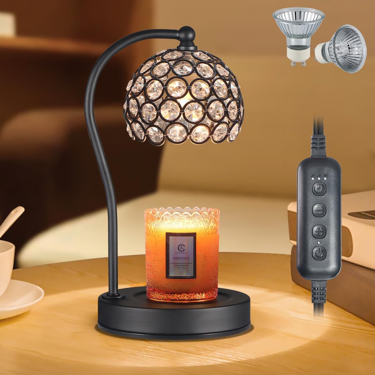 Safe Candle Warmer Lamp with Timer for Home Decor