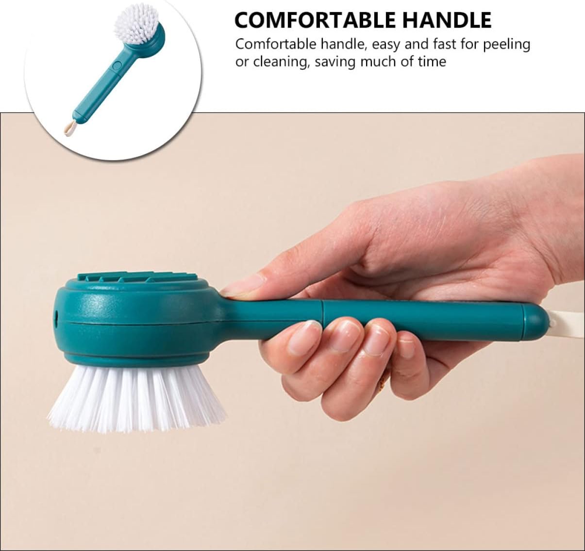 Stainless Steel Peeler Brush Kitchen Cleaner