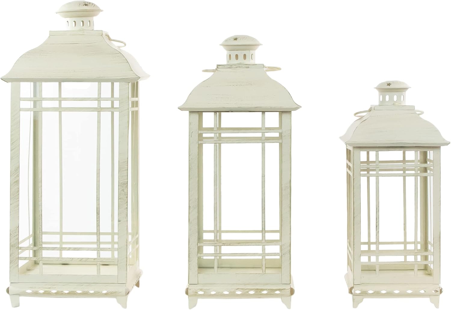 Charming Candleholder Set 3-Piece with Golden Touch