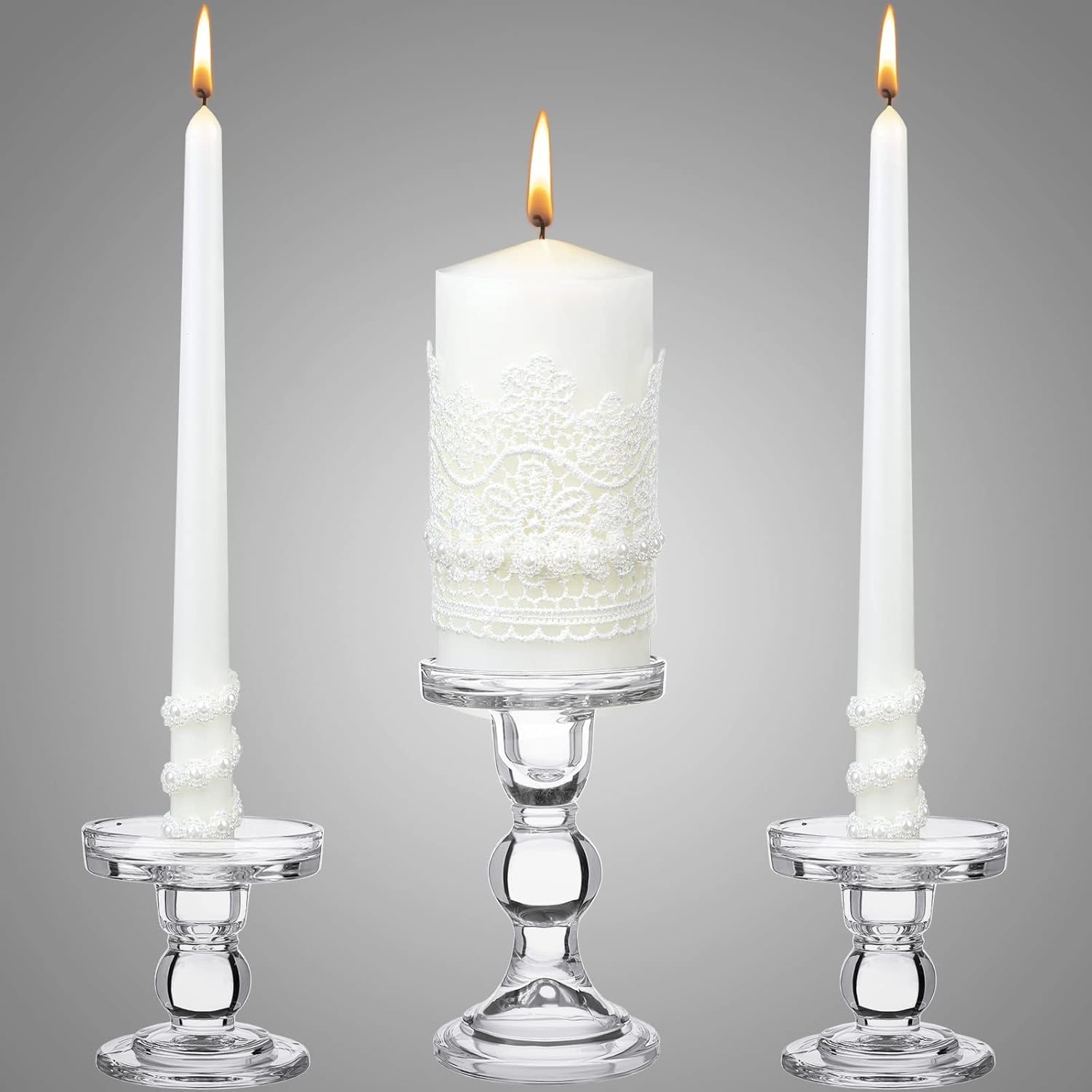 Irenare Unity Candles with Holder