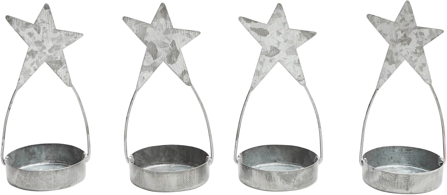 Star Tealight Holders Set