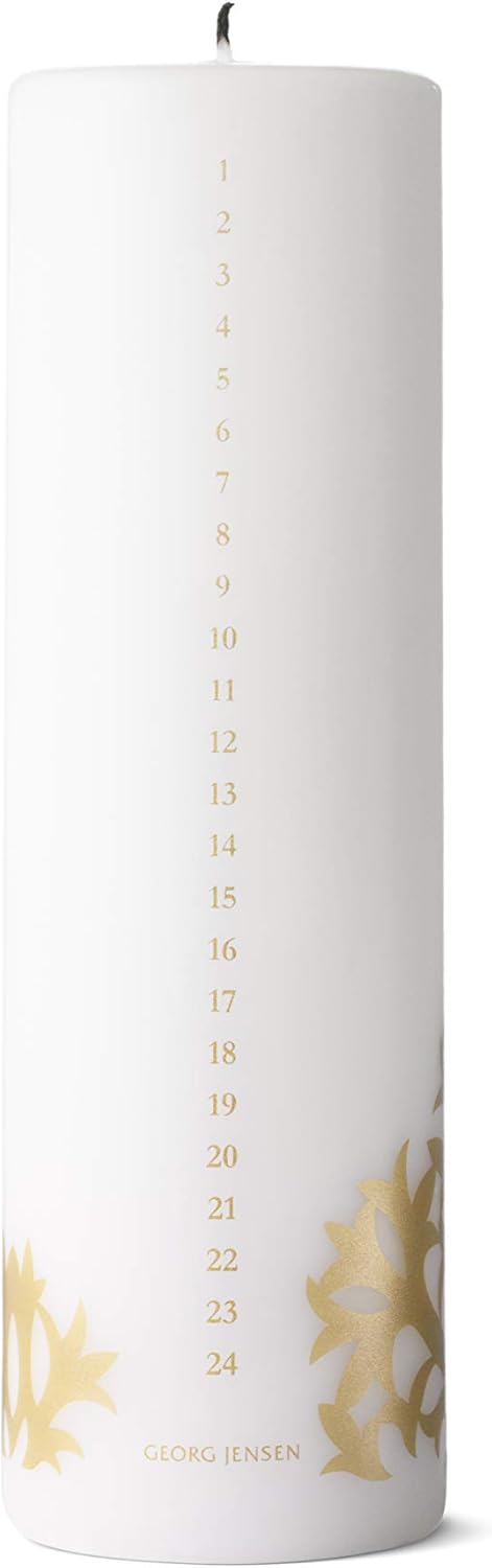 Georg Jensen 2020 Annual Calendar Candle Gold - Countdown to Christmas