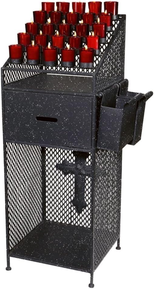 Religious Gifts Wrought Iron Votive Candle Stand 38 Inch