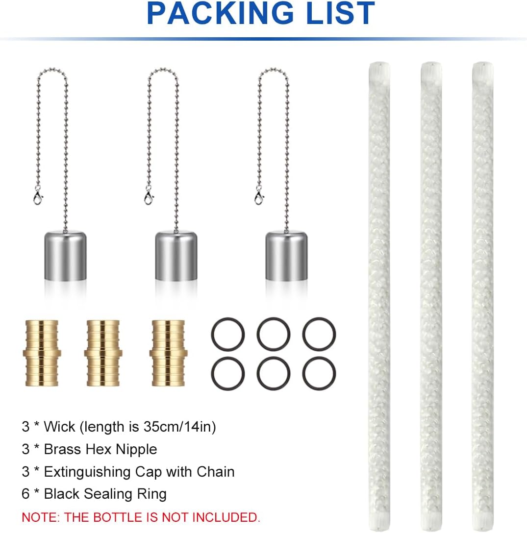 Outdoor Bottle Lights Kit 3-Piece Pack