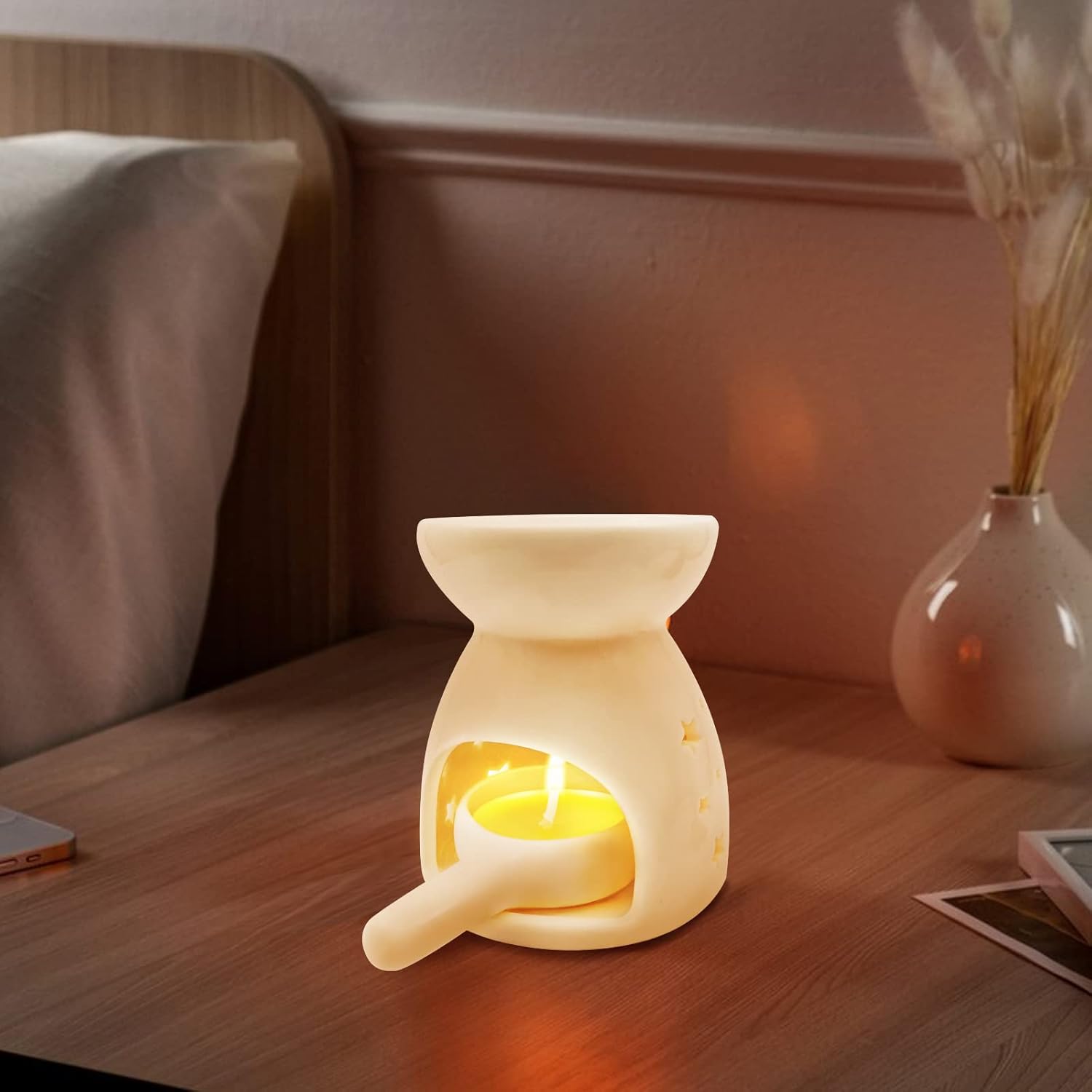 Vibrant Ceramic Tea Light Candle Holder