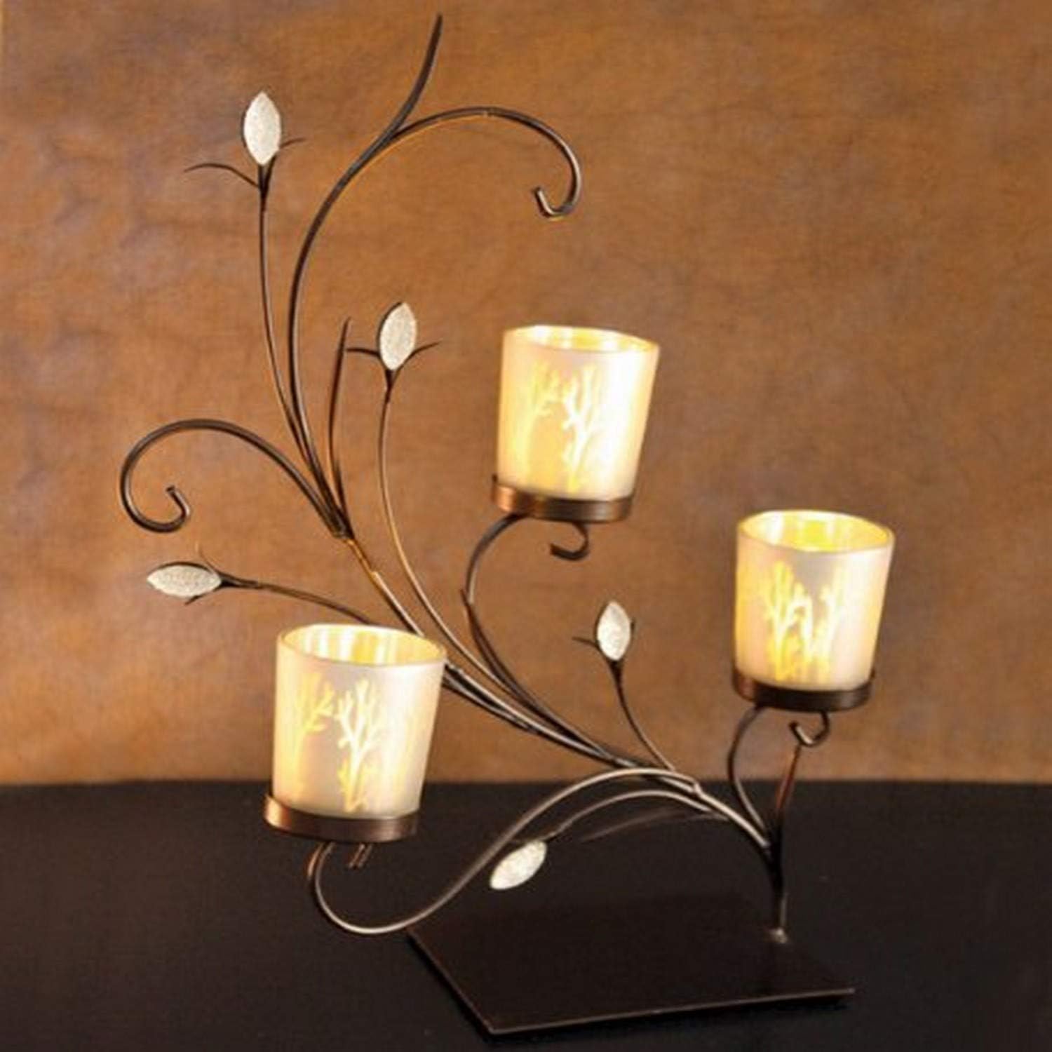 The Light Garden CAFTR3 Whispy Feather Votive Candle Accessory 3-Light