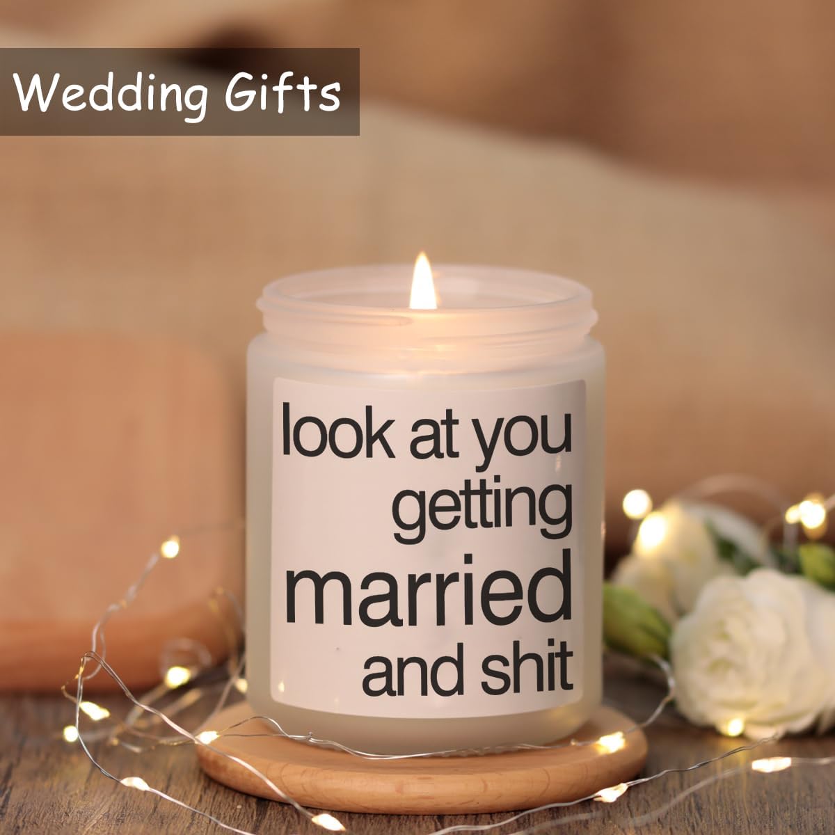 Personalized 2025 Bridal Collection Candle Lavender Scent Stress Relief Gift
