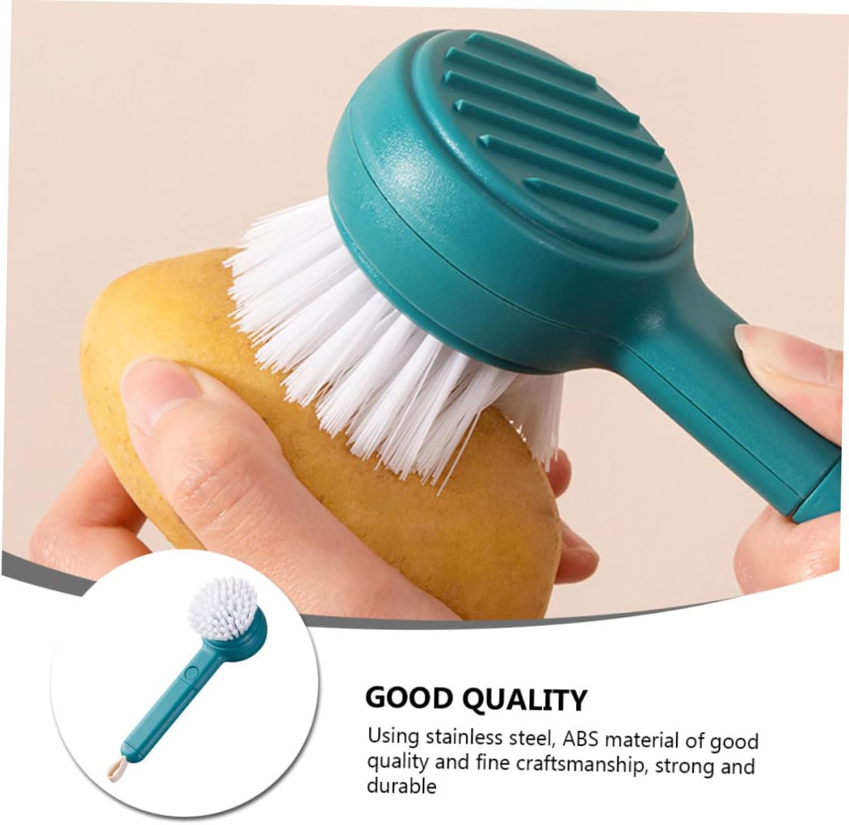 Effortless Cleaning Fruit Vegetable Peeler wBrush Limited