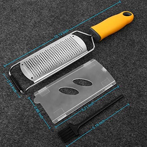 Pro Zester Grater - Swiss Sharp Durable Multi-functional for Cheese More