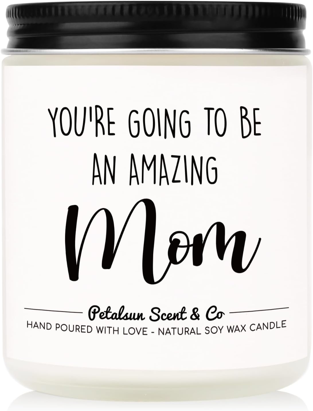 Petalsun Lavender Soy Candle for New Moms 7OZ