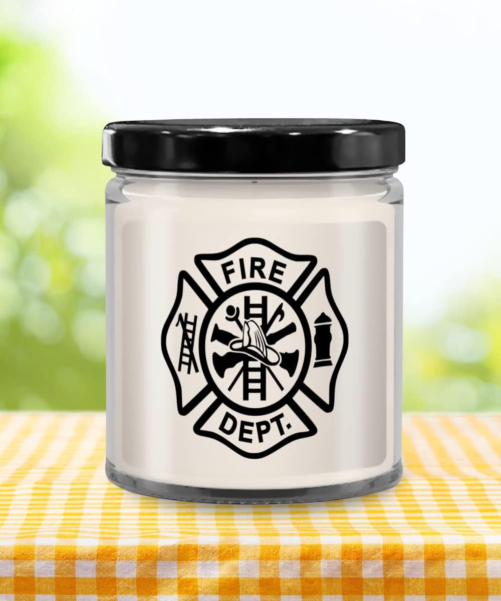Game On Novelties Firefighter Maltese Cross Candle Novella
